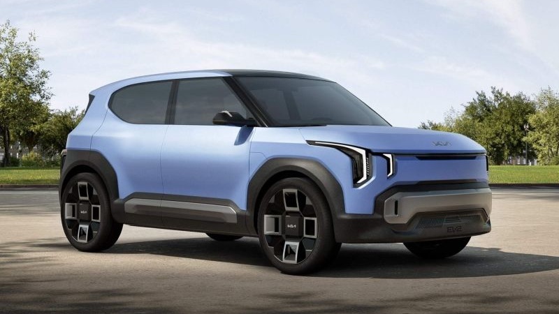 Подробнее о статье Kia EV2 укомплектуют флагманскими электромобильными шинами Hankook