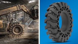 Подробнее о статье Magna Tyres представила новые безвоздушные шины для индустриальной спецтехники